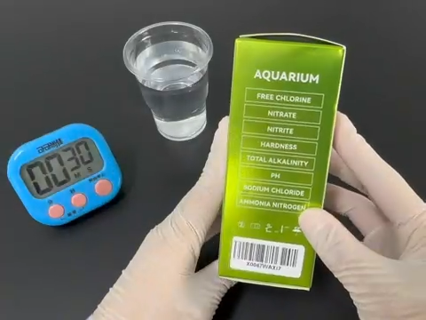 AAwipes Aquarium Ammonia Test Strips 8-in-1 |100 Strips | Quick & Accurate Water Testing for Freshwater & Saltwater Tanks -Test pH, Carbonate, Alkalinity, Hardness, Chlorine, Nitrite, etc. (K02-1000)